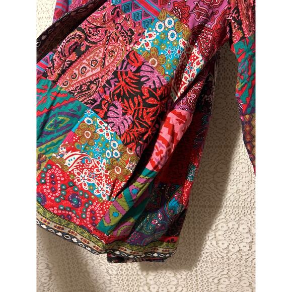 O-nelue Multi-color Jacket/Blazer Women’s 4XL, boho, Cultural Hippie - Picture 5 of 9